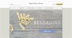Desktop Screenshot of highplainsbrass.com